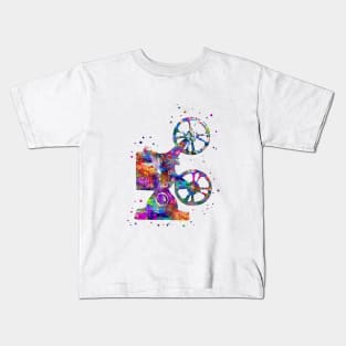 Vintage film movie projector Kids T-Shirt